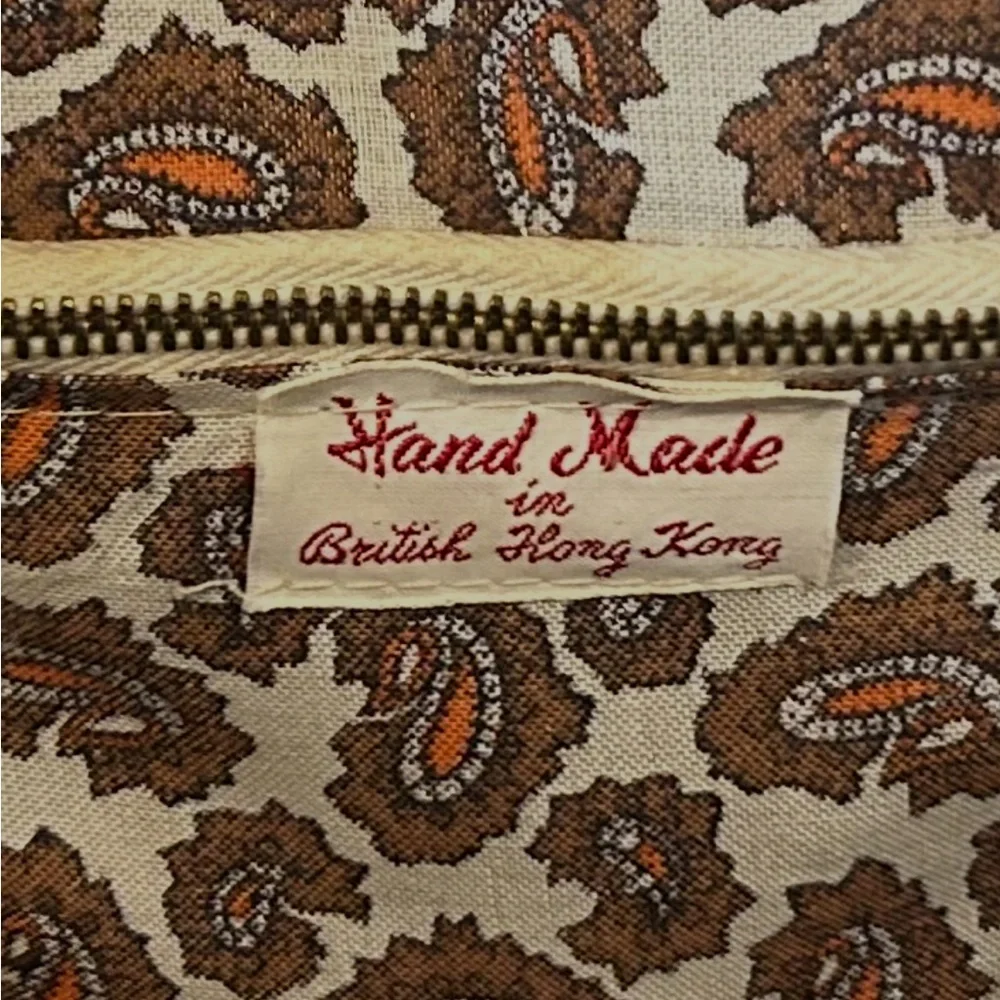 Woven Straw Tote with Tortoiseshell-Effect Handles - Beige/tan 50’s - Picture 4 of 9
